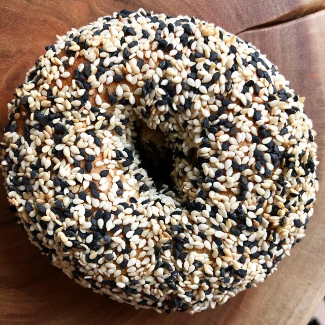 Sesame bagels! 🥯 #sdsourdough #bagel
